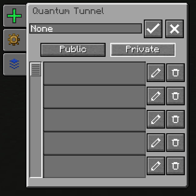 Quantum tunnel interface