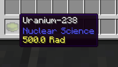 Radioactivity Tooltip